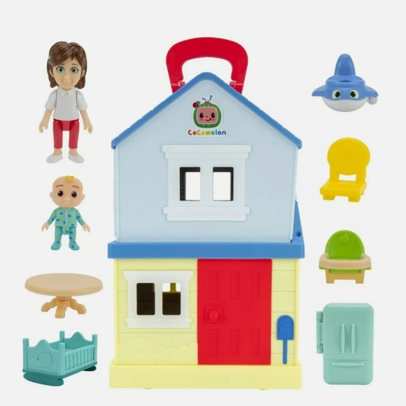 Cocomelon Deluxe Family House Playset 7 Pcs Plays Songs & Phrases 2021, NEWNew - Picture 3 of 7
